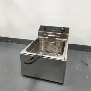 หม้อทอดไฟฟ้าสแตนเลสทรงสี่เหลี่ยม 6 ลิตร แบบตั้งโต๊ะ ถังเดี่ยว หน้าจอเดี่ยว แบบแมนนวล สำหรับร้านอาหาร โรงแรม - Product Image 2