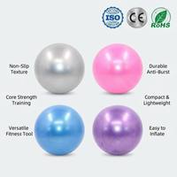 Ballon de yoga en PVC écologique, souple, anti-explosion, 10 pouces, pour le yoga et l'entraînement physique