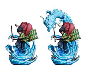 TNT colonna d'acqua fantasma estinzione lama farfalla fiamma colonna statua colonna d'acqua GK doppia testa Tomioka Yoshihiro fatto a mano - Product Image 4