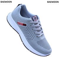 BAEWOON B42 Nuove Scarpe Casual da Uomo in Mesh, Scarpe Sportive Unisex Traspiranti in Tessuto Fly Woven, Comode Sneaker da Corsa