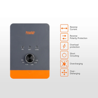 Contrôleur de charge solaire MPPT PowMr 25A/35A/45A 12V/24V avec bouton rotatif