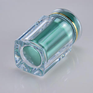 ขวดพลาสติกทรงสี่เหลี่ยมขนาด100มล. สำหรับยาเพื่อสุขภาพและยาเม็ดสีเหลืองกระพุ้งแก้ม/แคปซูลพร้อมฝาเกลียวและวัสดุ PS - Product Image 3