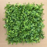 Mur végétal en gazon artificiel 50x50cm en plastique résistant aux UV, décoration moderne pour l'extérieur et l'intérieur