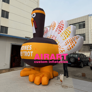 Gigantesco Tacchino Gonfiabile Alto 4,5m - Decorazione per il Ringraziamento e Palloncini a Forma di Tacchino - Product Image 5