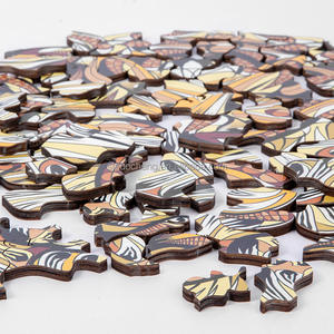 Vente en gros Puzzle en bois 3D animal pour enfants Forme unique Puzzles en bois pour adultes - Product Image 2