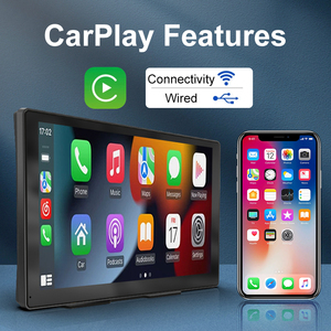 Reproductor inteligente portátil Carplay inalámbrico Radio automática Radio FM Estéreo de coche con pantalla táctil de 9 pulgadas con Android <span class=keywords><strong>Auto</strong></span> - Product Image 6