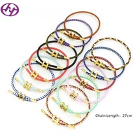 Bracelet ajustable en acier inoxydable tressé, minimaliste, unisexe, bijou tendance, cadeau pour les boutiques