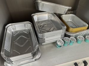 DADI JH21 80T alüminyum folyo öğle yemeği kutu üretim hattı pnömatik yumruk cnc güç basın alüminyum folyo öğle yemeği kutu üretim hattı - Product Image 6