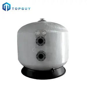 China Supplier SS1400 3 Inch Large Side Mount Fiberglass Filter with Valve System for Private Swimming Pool