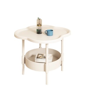 Mini Modern Nightstand Plastic <b>Small</b> Side <b>Table</b> With Storage Shelf For Bedroom Child Use - Product Image 1