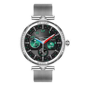 Nouvelle Montre Connectée de Luxe 2026 avec Diamants, Écran HD 1,19 Pouces 480x320, Appel Bluetooth, pour Femmes - Product Image 1