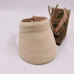 Sombrero de Sol de Ala Ancha Plegable para Viaje, Informal, de Rafia, Ecológico, con Protección Solar UPF50+, de Lujo - Product Image 3