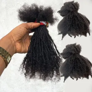 Wholesale 30g 50g 100g Braiding 18 Inch 100% Ra100 natural human braiding hair bulk no weft unprocessed cuticle aligned virgin a