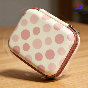 Estuche Rígido de Espuma EVA Personalizado, Estuche de Maquillaje de Viaje para <span class=keywords><strong>Mujer</strong></span>, Bolsa de Aseo de Viaje con Cierre de Cremallera, Organizador de Maquillaje de EVA - Product Image 5