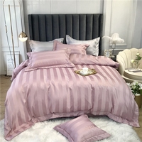 Échantillon gratuit de linge de lit brodé pour hôtel 100% coton satin housse de couette parure de lit