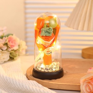 Rose éternelle artificielle décoration de la maison ornement cadeau pour petite amie Qixi saint valentin cadeau romantique - Product Image 2