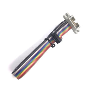 YZlink UL2651 10p şerit esnek düz renk kabloları aralığı 2*5p çift kafa 2.54mm aralığı konektörü IDC 10p ekran kablosu - Product Image 5