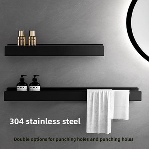 Estante de Almacenamiento de Plástico Plegable Ecológico para Baños, Montado en la Pared o en el Esquina, con Instalación sin Perforaciones - Product Image 2