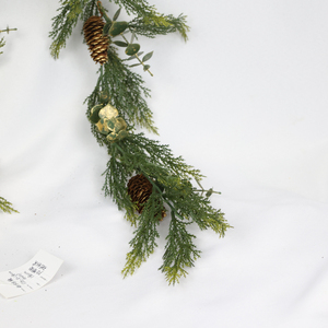 Longstar 2026 Décoration de Noël, de vacances et de mariage, branches de plantes artificielles, guirlande en rotin - Product Image 2