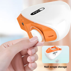 2 in 1 USB Charging Electric <strong>Nail</strong> <strong>Grinder</strong> and Polisher Intelligent Automatic Multifunctional <strong>Toe</strong> Finger <strong>Nail</strong> Clipper for Babies - Product Image 1