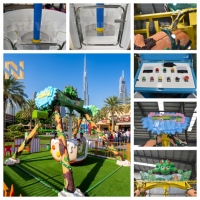 Manège à Pendule Dinosaure Nova Rides, en Acier et FRP, pour Enfants, Attraction de Fête Foraine Extérieure