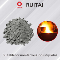Ciment réfractaire à l'alumine résistant à l'érosion acide, coulage rapide, haute résistance, CE ISO, fourni directement par l'usine Ruitai