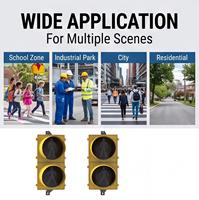 Feu de signalisation LED pour piétons de 12 pouces (300 mm) fabriqué pour les passages pour piétons