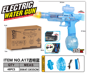 <span class=keywords><strong>Pistolet</strong></span> à <span class=keywords><strong>eau</strong></span> électrique avec jouets lumineux interactifs, pistolets à <span class=keywords><strong>eau</strong></span> haute capacité, jouets d'extérieur pour l'été - Product Image 4
