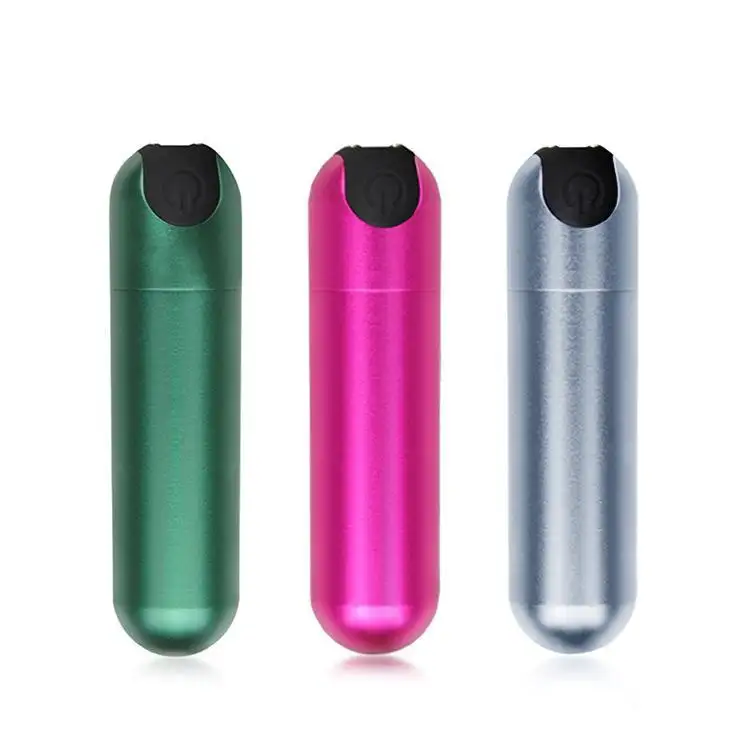 Frosted Oplaadbare Waterdichte Mini Bullet Vibrator Vrouwen G Spot Stimulatie Vibrator Tepel Vagina Lichaamsmassageapparaat