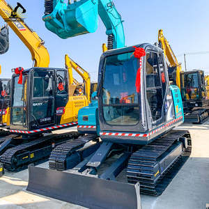 Mini-excavatrice haute capacité de charge 7500 kg, moteur Yanmar 43,5 kW, KOBELCO 75, utilisée pour les travaux de fondation, modèle 2022, origine Japon - Product Image 2