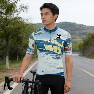 Venta Directa, Jersey de Ciclismo Transpirable con Nuevo Diseño Estampado, Secado Rápido, para Hombre y Mujer, Manga Corta, para Eventos Deportivos, Carreras de Carretera - Product Image 3