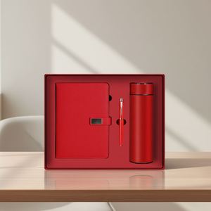 Wholesale Promotional Luxury Gifts Items Business Thermos Cup Customizable Notebook Gift Set With Pen and Bottle - Product Image 3
