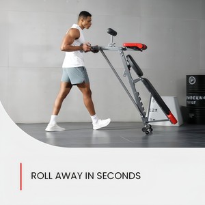 Venta Directa de Fábrica, Banco de Pesas Multifuncional de Acero con Soporte para Barra, Banco de Entrenamiento Plegable y Económico para Fitness - Product Image 5