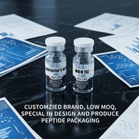 Boîte d'emballage en papier personnalisée holographique de luxe avec design artistique gratuit, étiquette de flacon de 3 ml