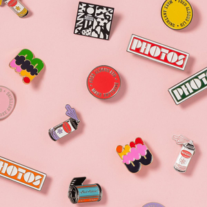 Custom UV Printing Lapel <b>Pins</b> Funny Clothes Cap <b>Pin</b> <b>Badges</b> Personalized Logo Zinc Alloy Soft Enamel - Product Image 1