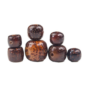 Cuentas de semilla de Bodhi en forma de barril 5x6mm 6x7mm 7x8mm 9x10mm, cuentas sueltas de piedra natural para accesorios de joyería y pulseras DIY - Product Image 3