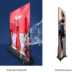 Écran d'affichage numérique LED publicitaire portable, autoportant et mobile - Product Image 4
