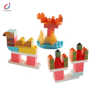 Chengji xây dựng gạch động vật đồ chơi thiết lập giáo dục giác ngộ trò chơi tự làm lắp ráp 3D khối xây dựng động vật với ba lô - Product Image 1