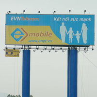 Panneau d'affichage Trivision personnalisé en aluminium étanche, panneau rotatif pour l'énergie solaire, panneau publicitaire Trivision