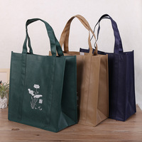 Sac de courses réutilisable en non-tissé avec logo personnalisé, vente en gros de sacs de courses réutilisables recyclés en non-tissé