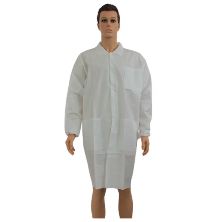 Robes jetables blanc ou bleu, paquets avec livraison gratuite, Service OEM, paquet de 10 pièces anti-poussière