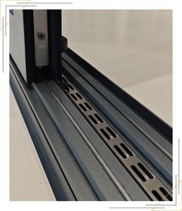 Deioux Modern Design Aluminum Frame <b>Sliding</b> Glass Door with Hurricane Impact Resistant Glass for Kitchen OEM ODM Service - Product Image 6