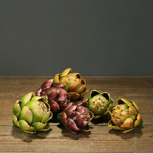 Simulación transfronteriza de frutas, verduras y plantas suculentas artificiales: Alcachofa, Cardoon, Cynara Scolymus, Cabeza de Piña para Ventana - Product Image 3