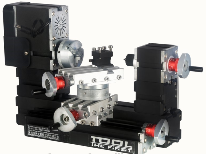 60W Metal Mini Rotating Lathe TZ20002MRためDIY Hobby Big Power DIY 