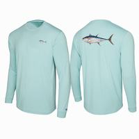 Performance Wear Pro Upf50 Polo Sleeve Performance Polyester sublimé coloré Performance Wear Chemises de pêche à quantité minimale de commande basse