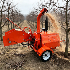 Broyeur de branches diesel Nexagrot 40HP, capacité 200mm, alimentation hydraulique, broyeur de bois industriel pour travaux de défrichage - Product Image 5