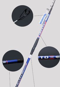 COLMIC <span class=keywords><strong>3</strong></span>,9 M 4,2 M 4 secciones de grafito surfcasting caña de pescar con doble patas guías - Product Image 3