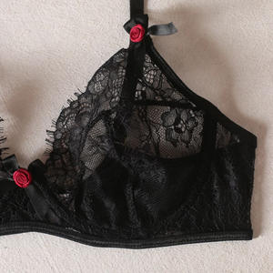 <span class=keywords><strong>2023</strong></span> di buona qualità ciglia di pizzo nero donne trasparenti Hot Girl Wear Lingerie 3 pezzi o 2 pezzi Set Grande Taille Lingerie <span class=keywords><strong>Sexy</strong></span> Gros Femmes - Product Image 4