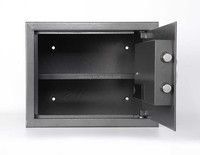 Coffre-fort électronique miniature pas cher, entièrement en acier, double accès par mot de passe et clé, pour la maison, le bureau, montage mural, stockage de objets de valeur
