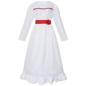 Disfraz de Cosplay Estilo Muñeca Gótica de Halloween, Vestido Blanco, Inspirado en Anime, Traje para Actuación en Escenario - Product Image 4